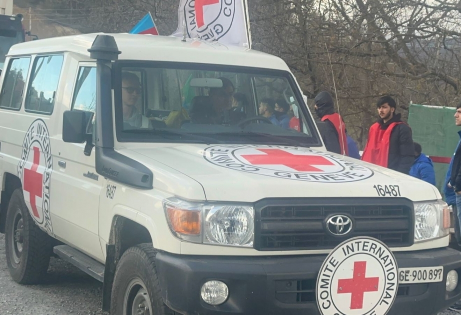 Автомобили МККК, проследовавшие по территории акции в Лачинском направлении, вернулись в Ханкенди