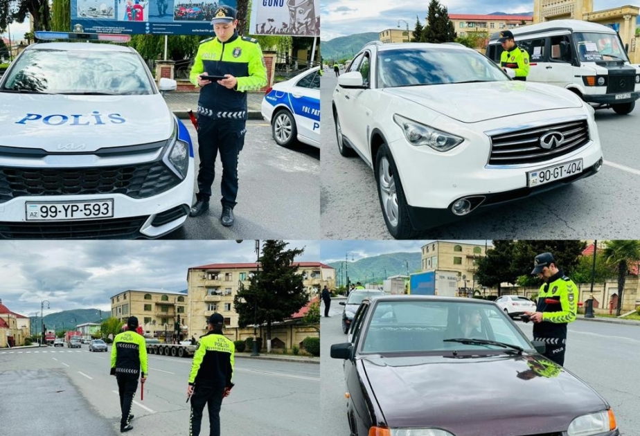 Balakəndə qaydaları pozan sürücülər barədə inzibati tədbirlər görülüb