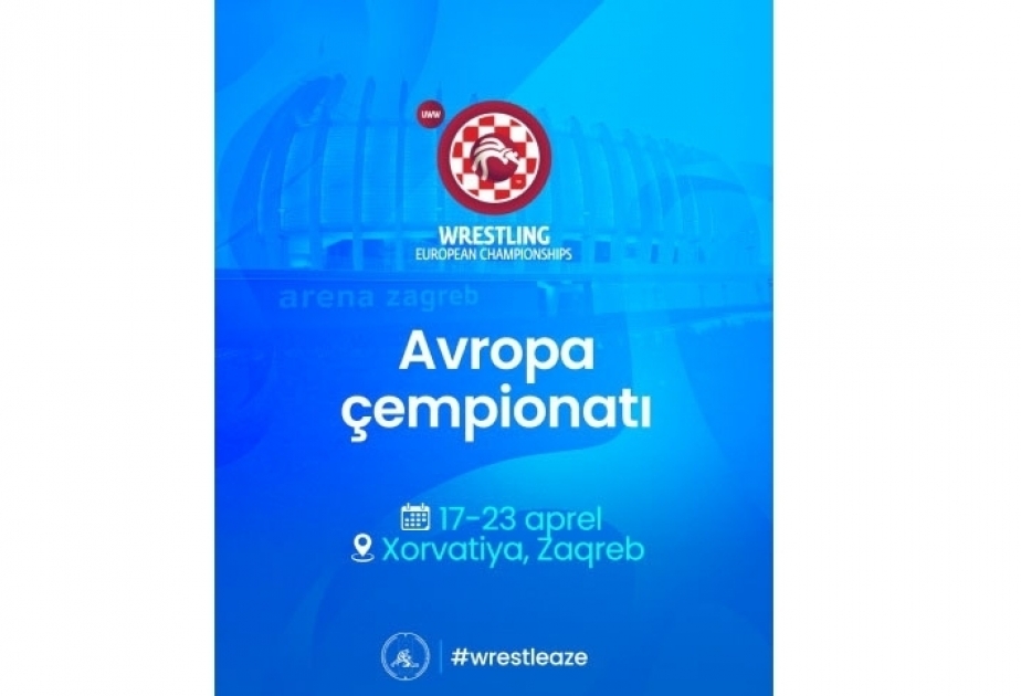 Azerbaijani wrestlers to contest medals in European championships in Croatia