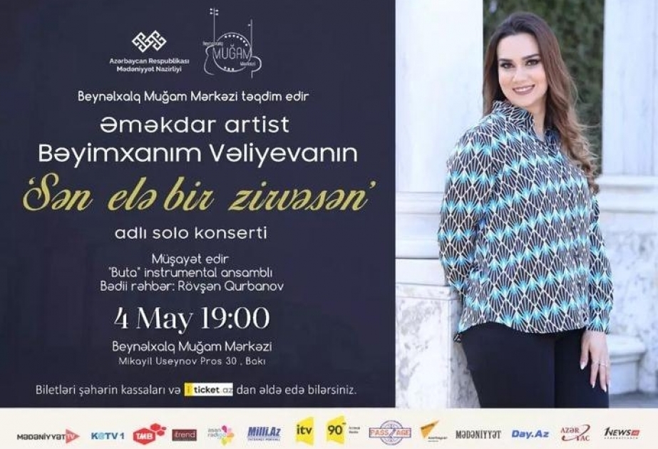 Əməkdar artistin “Sən elə bir zirvəsən” adlı solo konserti təşkil olunacaq