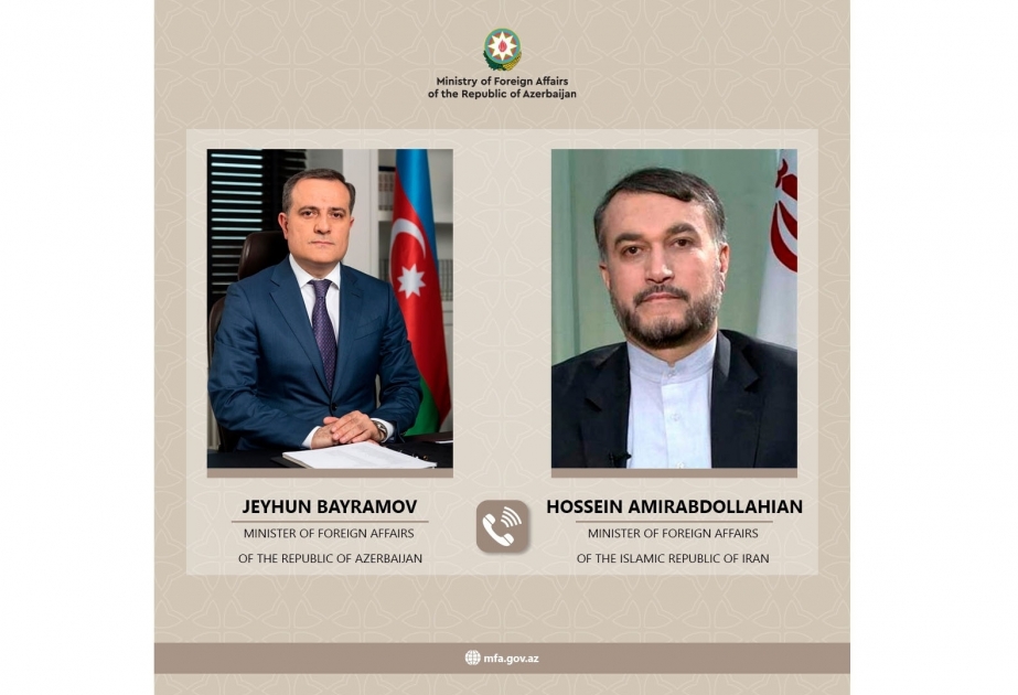 Aserbaidschanische und iranische Außenminister erörtern aktuellen Stand bilateraler Beziehungen


