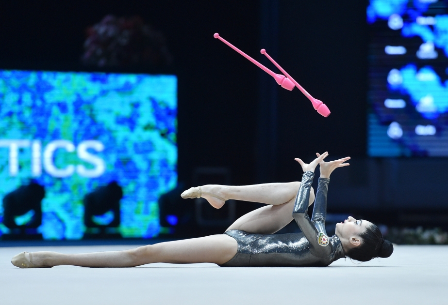 Gimnastımız Nəzrin Abdullayeva “AGF Trophy” turnirində gürzlər ilə yarışların finalına yüksəlib