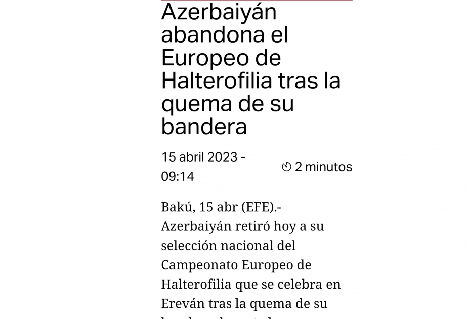 La prensa en español se centra en el escándalo en el Campeonato Europeo de Halterofilia