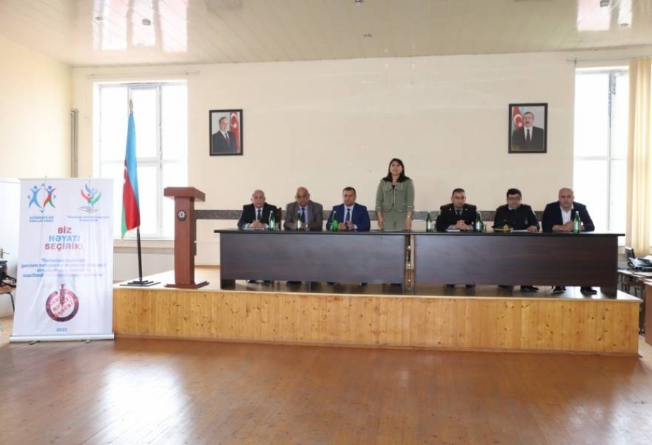 Masallı məktəbliləri narkotik vasitələrin cəmiyyət üçün yaratdığı problemlər barədə məlumatlandırılıblar