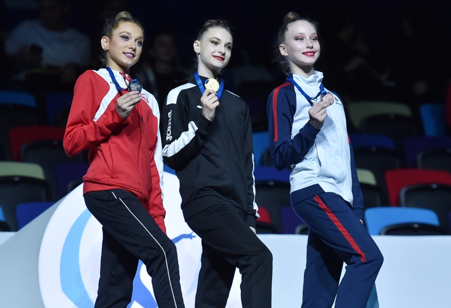 “AGF Trophy”: Gənc gimnastlar arasında iki alət üzrə qaliblər müəyyənləşib