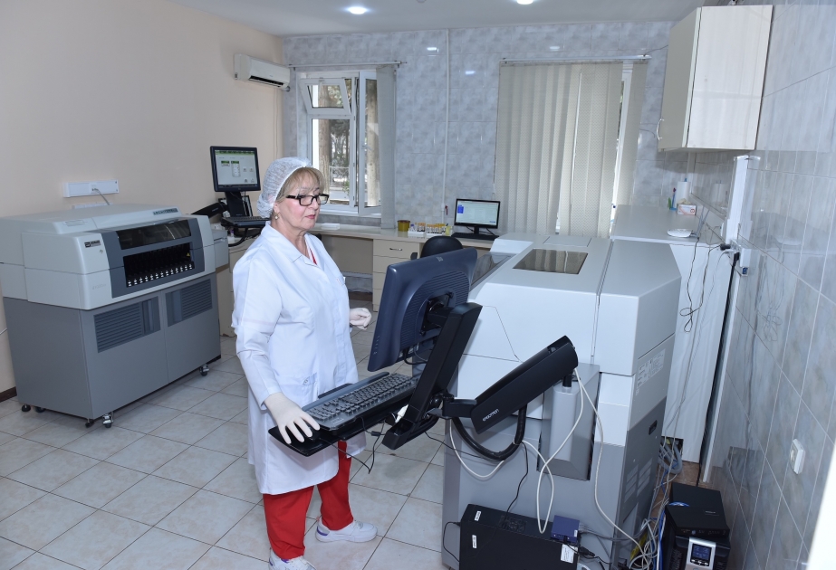 Sumqayıt Tibb Mərkəzinin nəzdində olan Uşaq Xəstəxanasında tibbi laboratoriya yenilənib