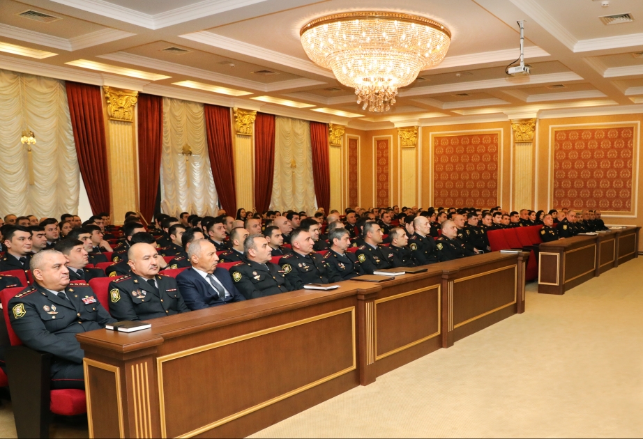 Bakı Şəhər Baş Polis İdarəsində Ulu Öndər Heydər Əliyevin xatirəsi anılıb