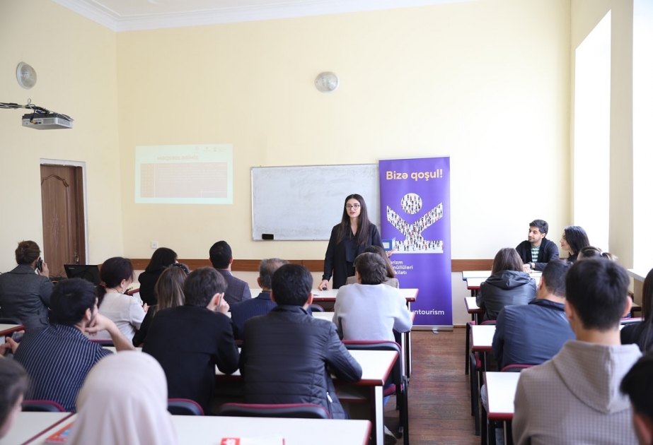 “Turizm könüllüləri” təşkilatının nümayəndələri GDU-da məlumatlandırıcı görüş keçiriblər