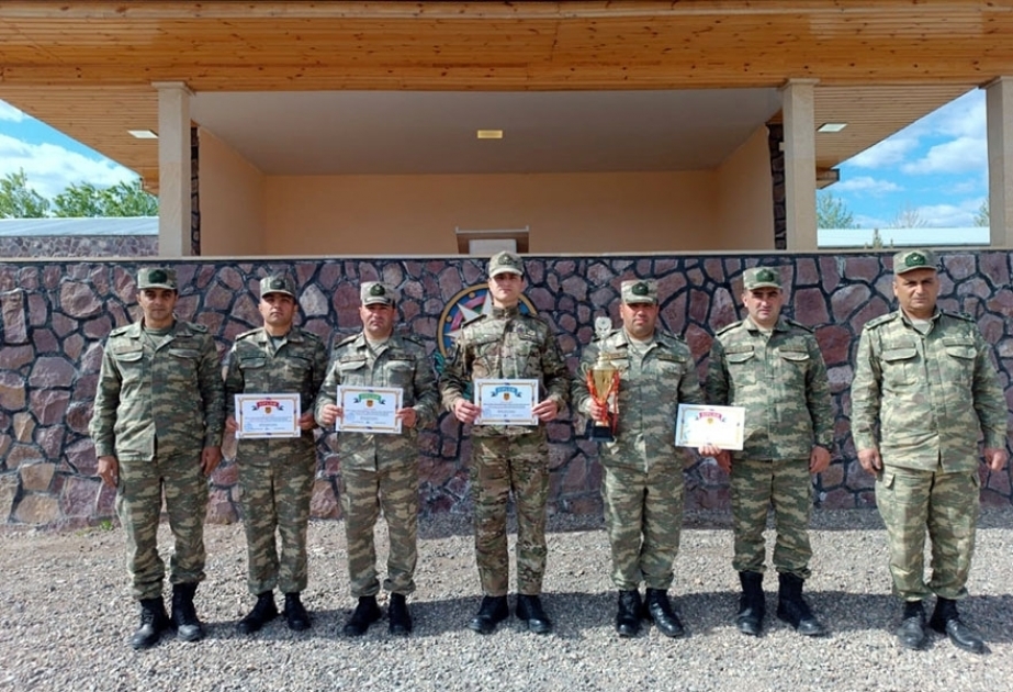 Среди военнослужащих Азербайджанской армии проведены состязания по пятиборью