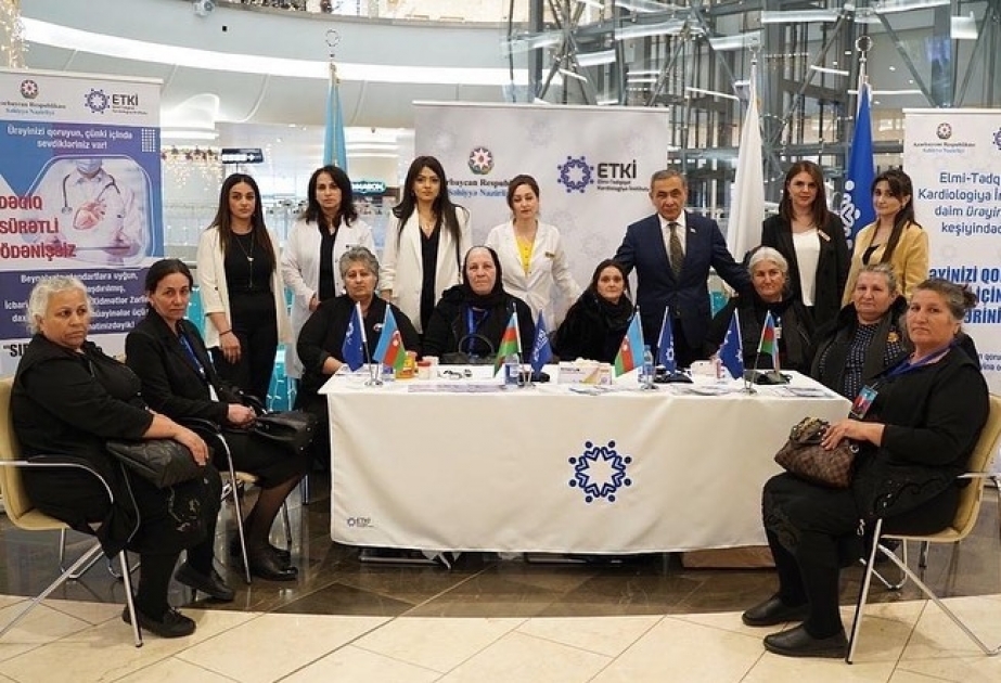 “Heydər Əliyev İli” çərçivəsində Kardiologiya İnstitutunun təşkilatçılığı ilə maarifləndirici tibbi aksiya keçirilib