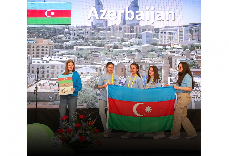 Məktəblilərimiz 12-ci Avropa Qızlar Riyaziyyat Olimpiadasında qələbə qazanıblar