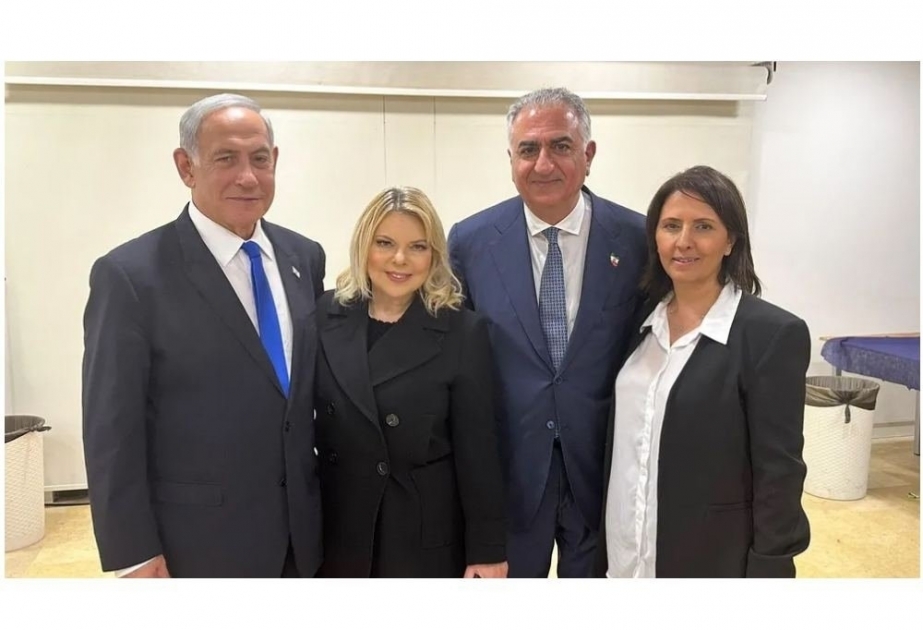 Son of Iran`s deposed Shah visits Israel, meets with Netanyahu