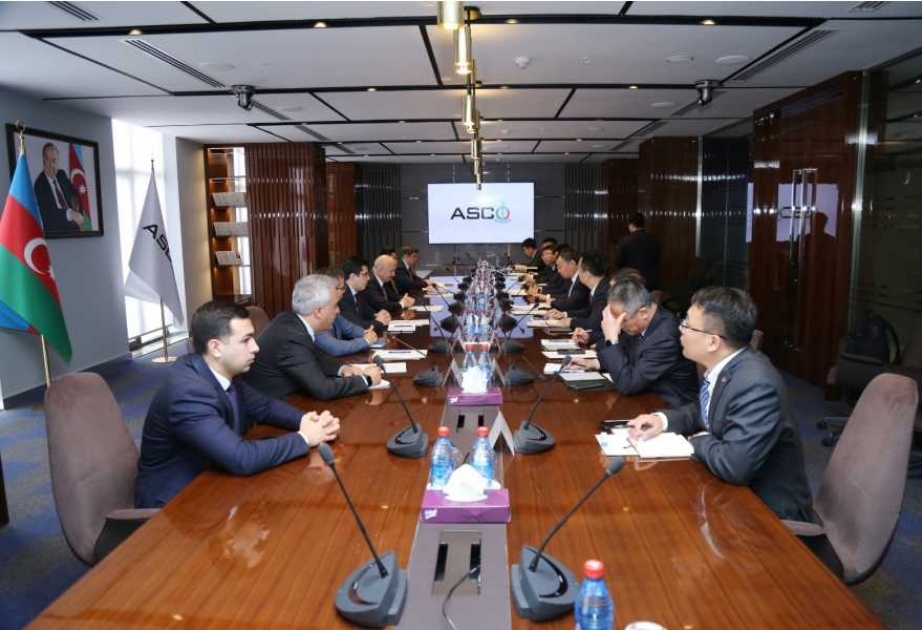 ASCO-da “Shandong Port Group”un nümayəndələri ilə görüş olub