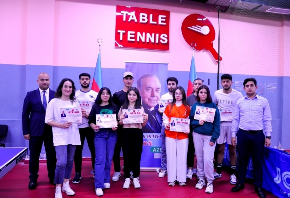 BDU tələbələri arasında stolüstü tennis üzrə turnir keçirilib