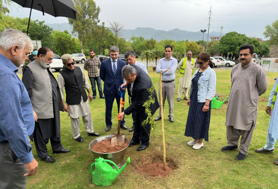 Pakistanda Ulu Öndər Heydər Əliyevin 100 illiyi münasibətilə ağacəkmə aksiyası təşkil edilib