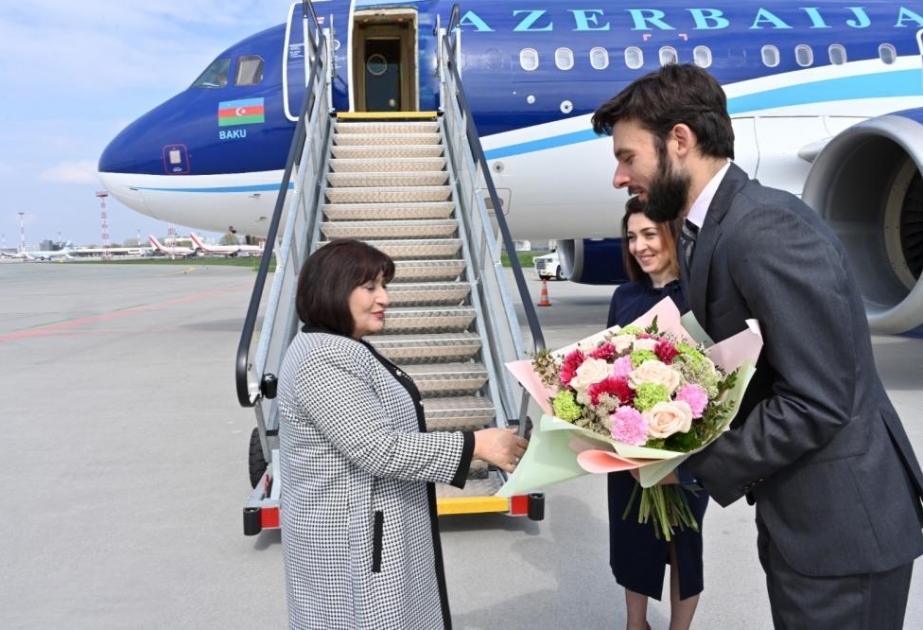 Milli Məclisin sədri Polşaya rəsmi səfər edib