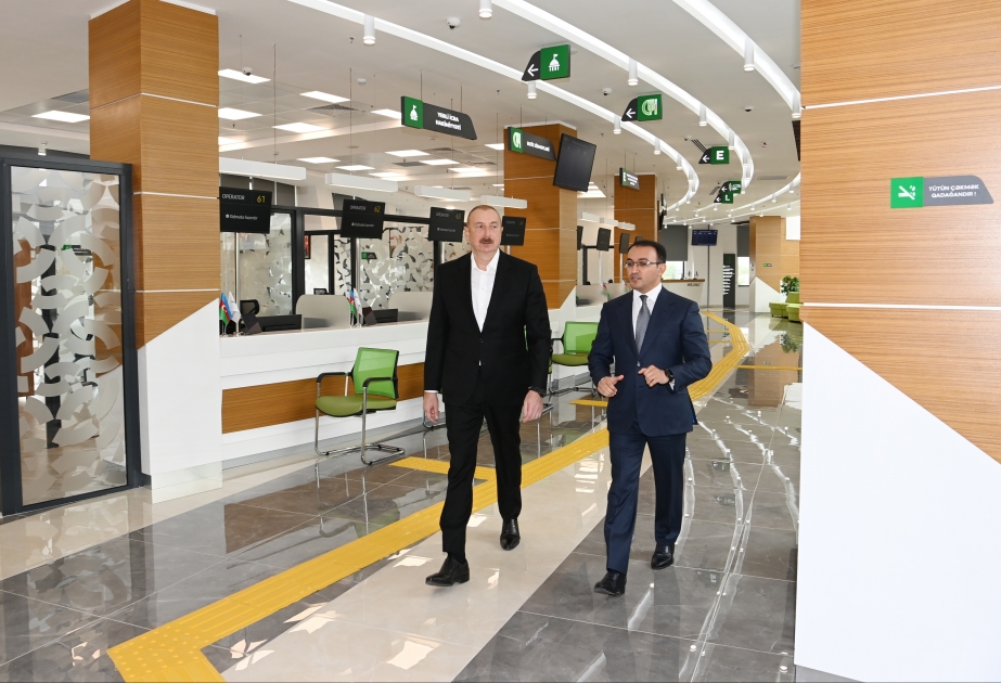 Le président Ilham Aliyev inaugure un centre « Service ASAN » à Salyan  VIDEO