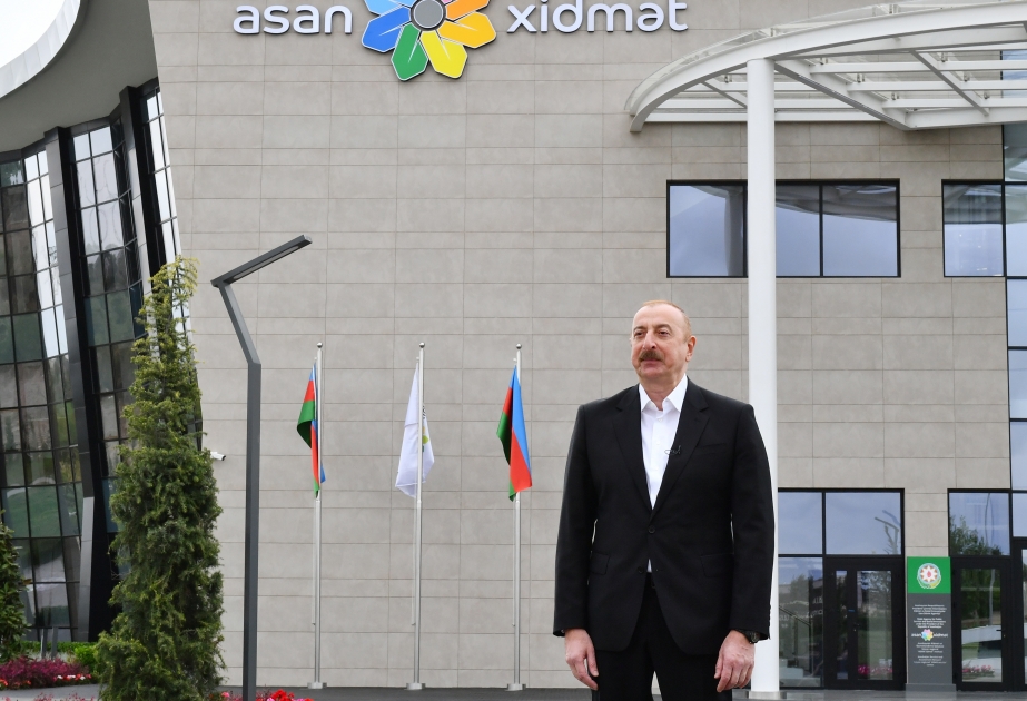Azərbaycan Prezidenti: “ASAN xidmət” bizim intellektual məhsulumuzun bir nümunəsidir