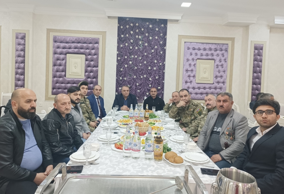 Şəhid ailələri və qazilər üçün növbəti iftar süfrəsi