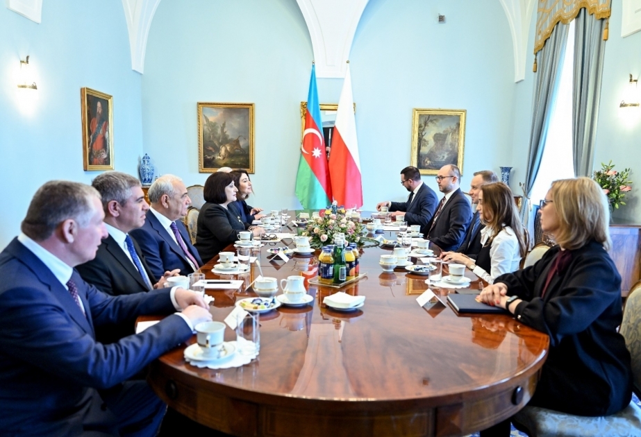 Speaker of Azerbaijan`s Parliament meets with Polish President