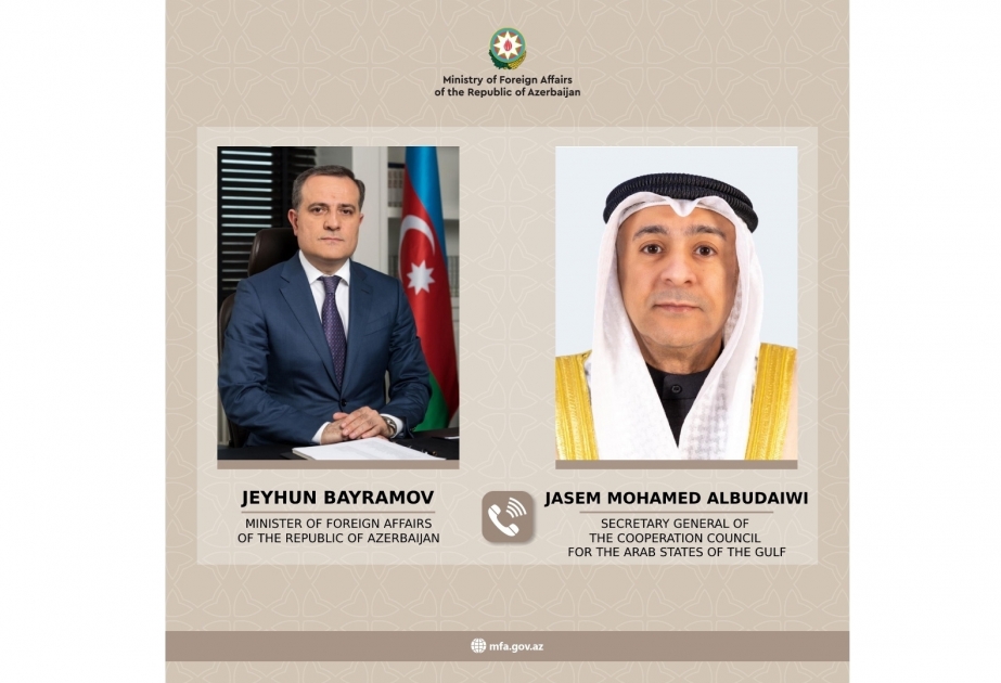 Azerbaijan`s FM and GCC Secretary General have telephone talk