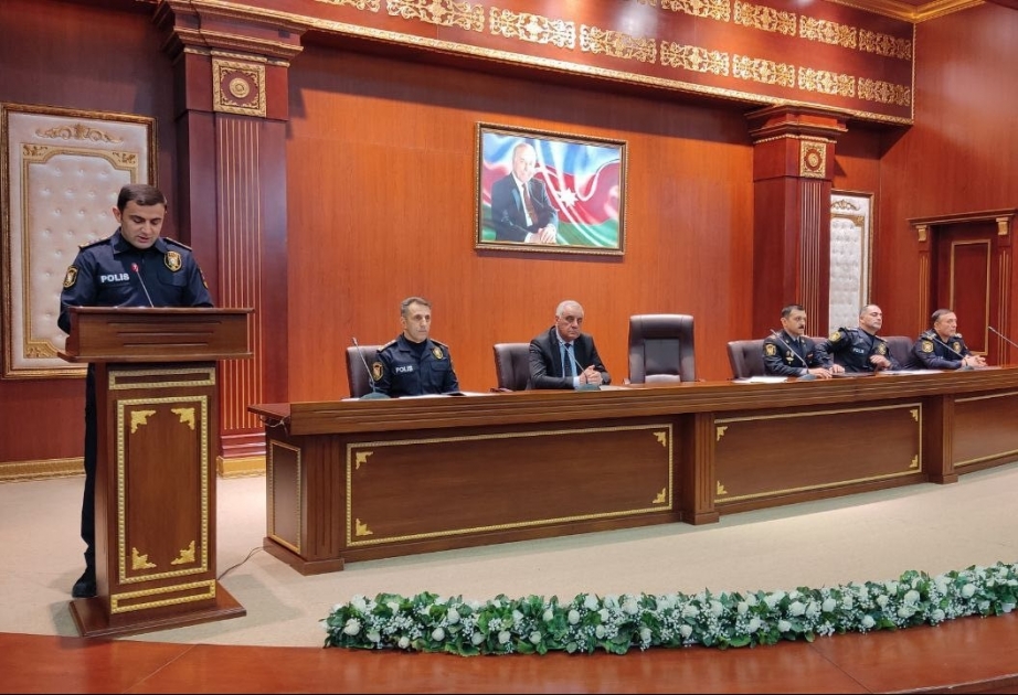 Əlahiddə Çevik Polis Alayında Ulu Öndər Heydər Əliyevin 100 illiyi qeyd olunub