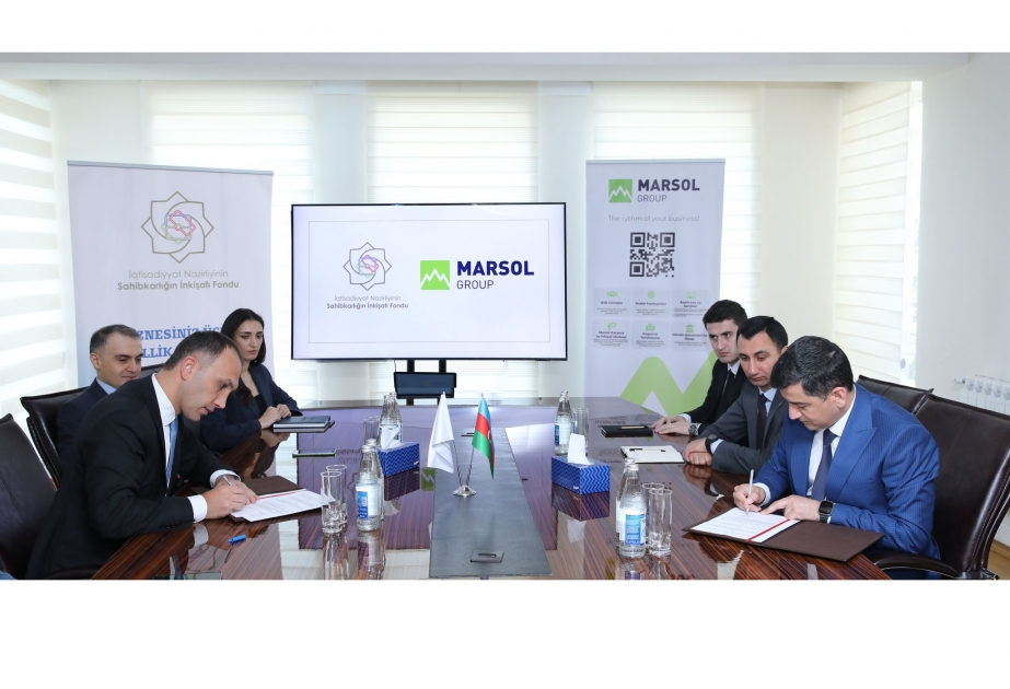Sahibkarlığın İnkişafı Fondu və “Marsol” MMC arasında anlaşma memorandumu imzalanıb