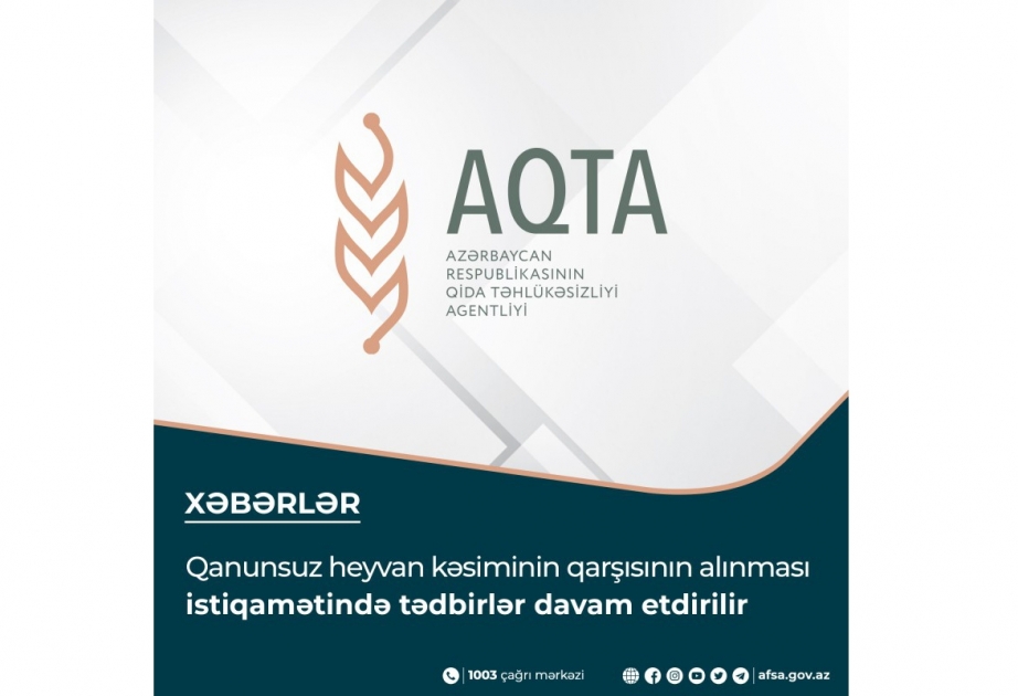 Qanunsuz heyvan kəsimi məntəqələri ilə əlaqədar tədbirlər görülüb