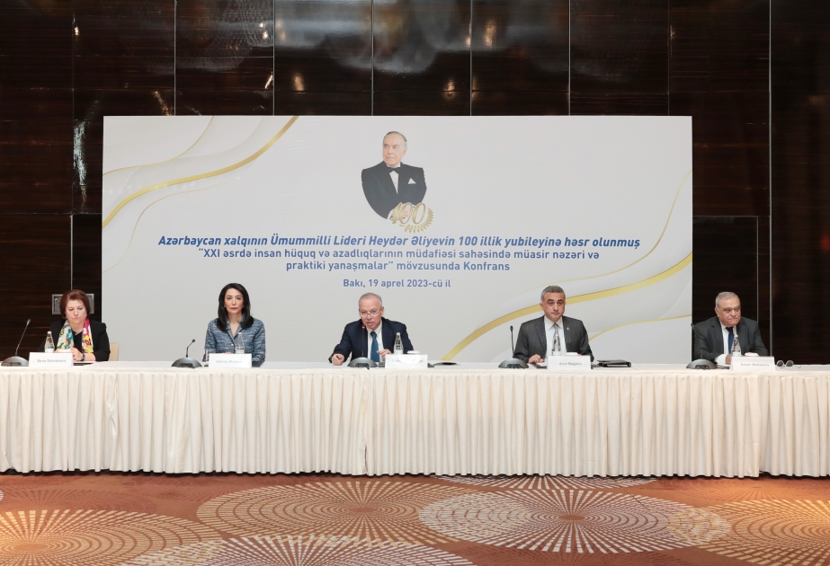Konstitusiya Məhkəməsi Ümummilli Liderin anadan olmasının 100-cü ildönümünə həsr edilmiş konfrans keçirib