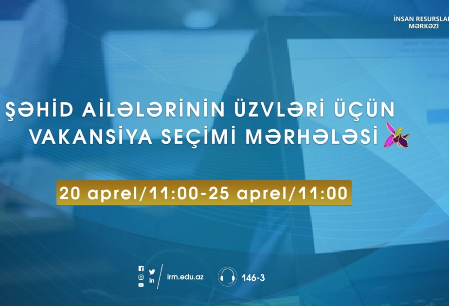 Müəllimlərin iş yerinin dəyişdirilməsi üzrə vakansiya seçiminə start verilir