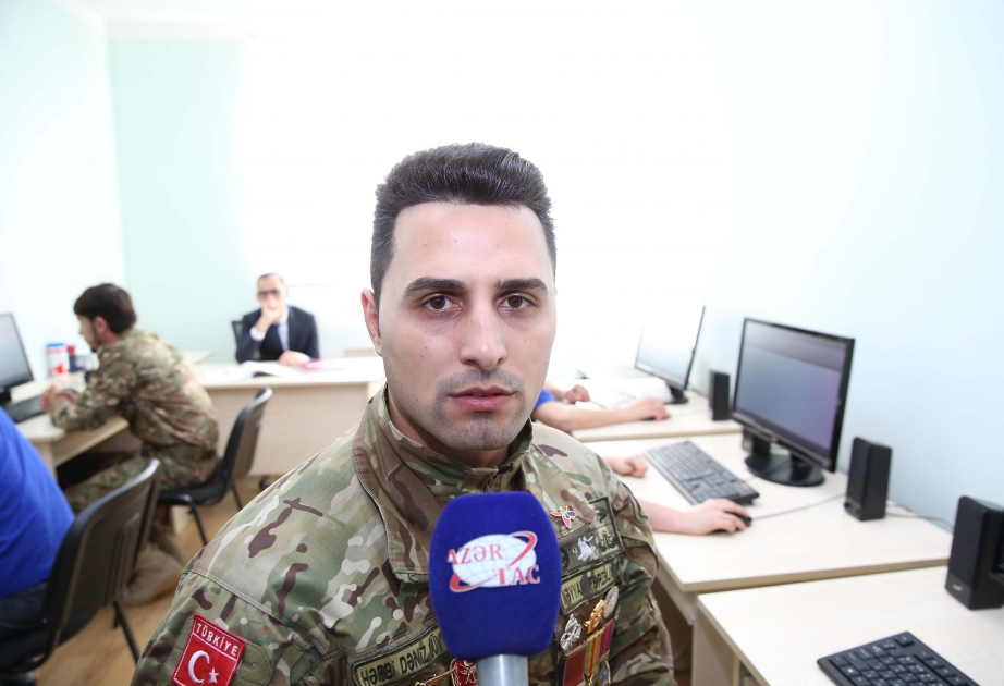 Vətən müharibəsi döyüşçüsü: İşlə təmin olunandan sonra həyatımın yeni bir səhifəsi başlanacaq