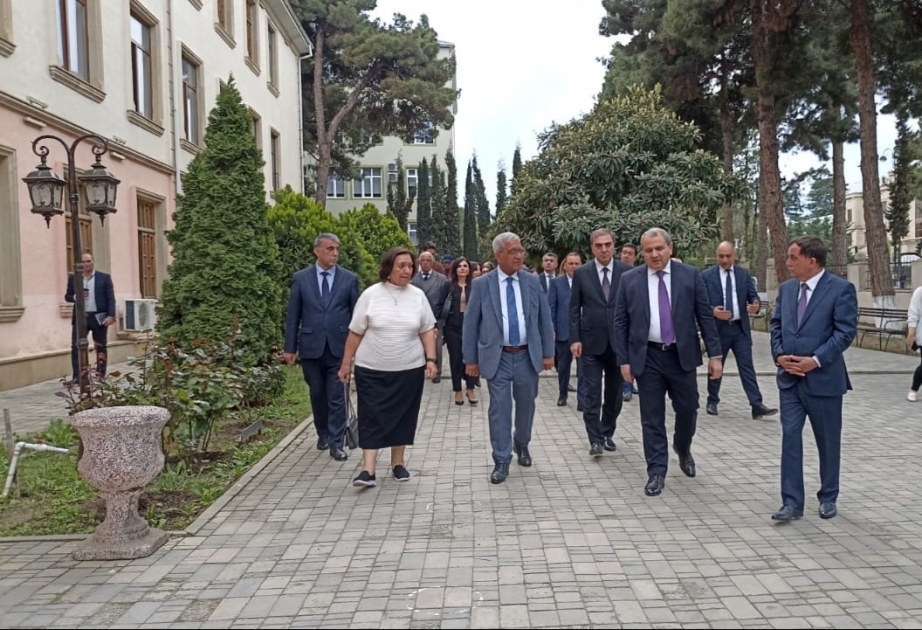 Mir Cəlal Paşayevin 115 illik yubileyinə həsr olunmuş tədbirlər çərçivəsində Qazax Müəllimlər Seminariyasında görüş keçirilib