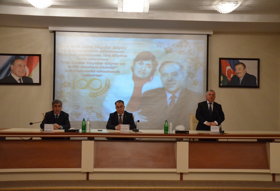 Qaradağda seminar - Ümummilli Lider Heydər Əliyev və milli-mədəni irsimiz