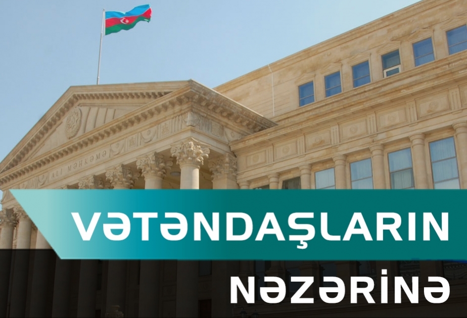 Ali Məhkəmənin Aparat rəhbərinin Oğuz rayonunda keçirəcəyi vətəndaşlarla görüşü təxirə salınıb