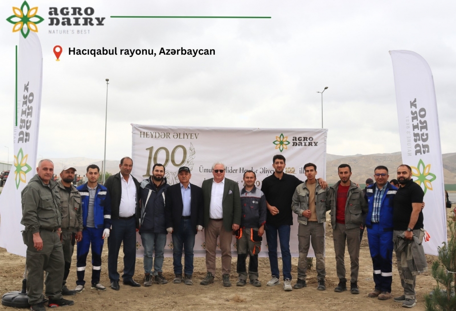“Agro Dairy” MMC Ümummilli Liderin anadan olmasının 100-cü ildönümünə həsr olunmuş ağacəkmə aksiyası keçirib