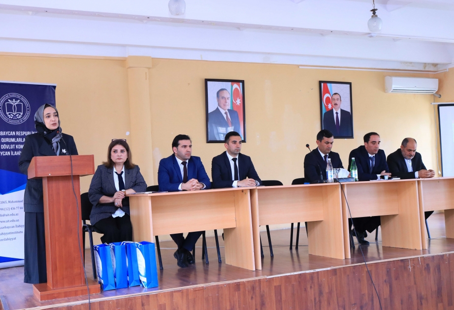 İlahiyyat İnstitutu Neftçalada maarifləndirmə tədbiri təşkil edib