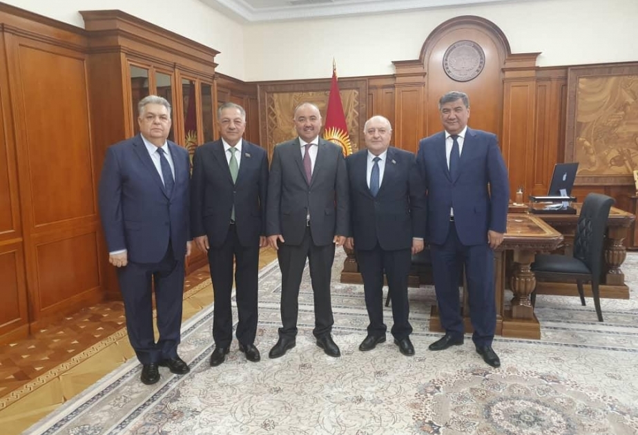 Ulu Öndərin 100 illik yubileyi ilə əlaqədar Milli Məclisin deputatları Bişkek şəhərinə səfər ediblər