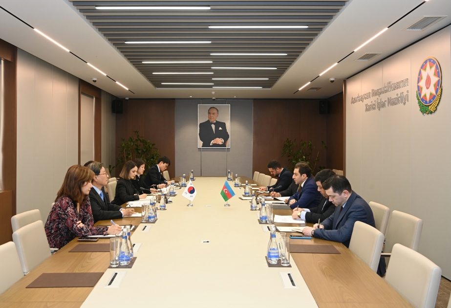 Azərbaycan və Koreya arasında əməkdaşlıq məsələləri müzakirə olunub