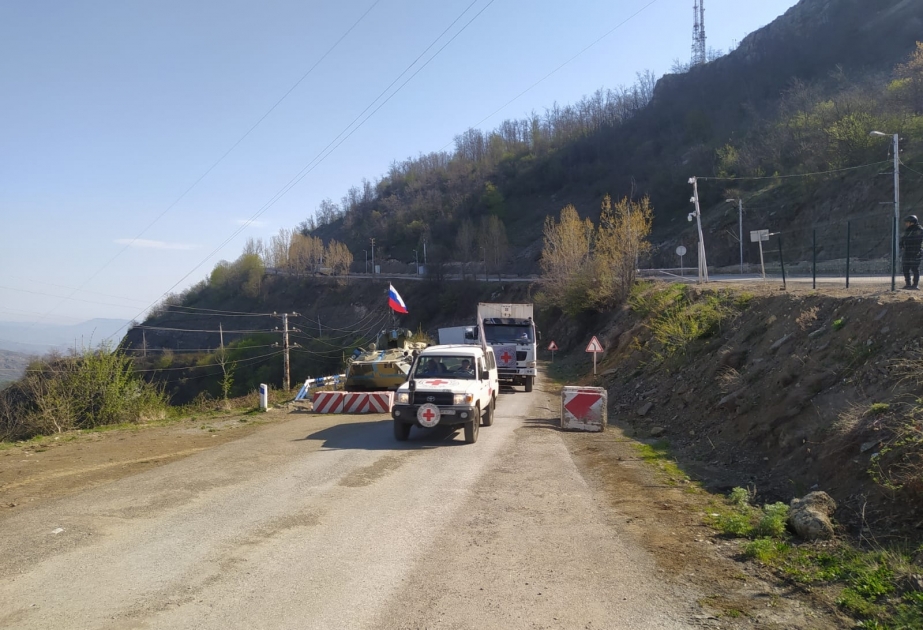 Laçın-Xankəndi yolu: BQXK-yə məxsus avtomobillərin aksiya ərazisindən keçidinə şərait yaradılıb