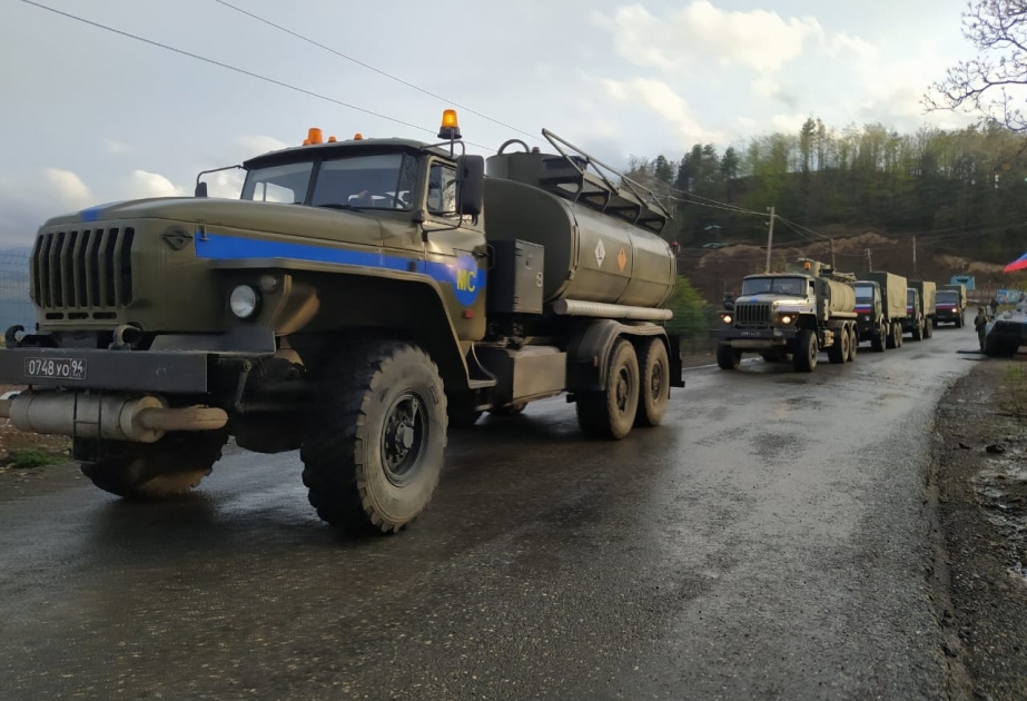 Laçın-Xankəndi yolu: Gün ərzində 100 avtomobilin aksiya ərazisindən sərbəst keçidi təmin olunub