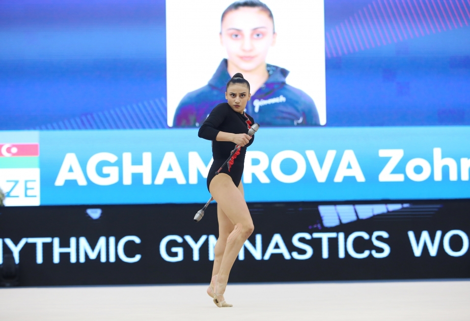 Азербайджанская гимнастка Зохра Агамирова вышла в финал соревнований Кубка мира