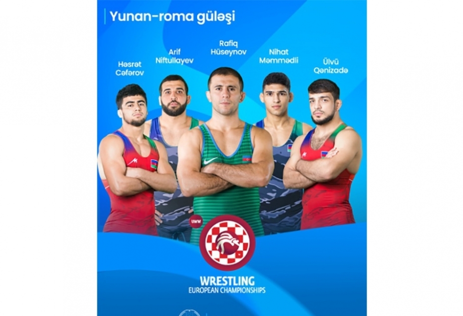 Трое азербайджанских спортсменов вышли в полуфинал чемпионата Европы по греко-римской борьбе