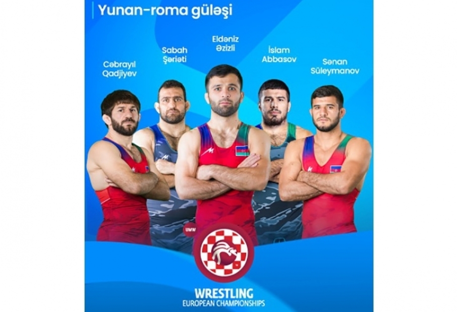 Aserbaidschanische Nationalmannschaft im griechisch-römischen Stil gewinnen drei Medaillen bei EM in Zagreb