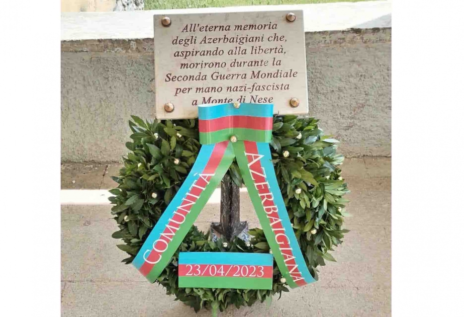 İtaliyanın müstəqilliyi uğrunda canından keçən azərbaycanlıların xatirəsi anılıb