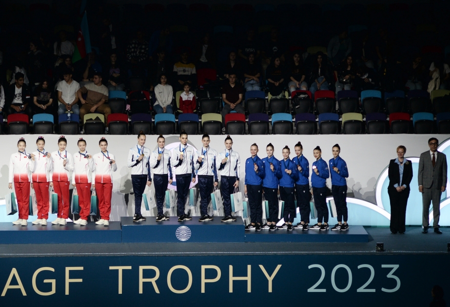 Las gimnastas azerbaiyanas ganan la medalla de bronce en "AGF Trophy 2023"