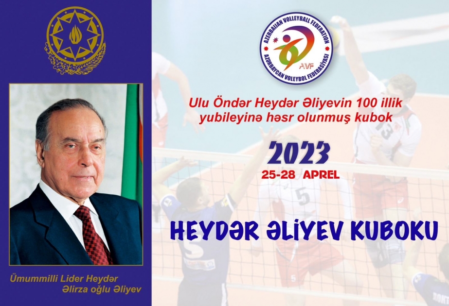 Ulu Öndər Heydər Əliyevin 100 illiyinə həsr olunmuş voleybol yarışı keçiriləcək