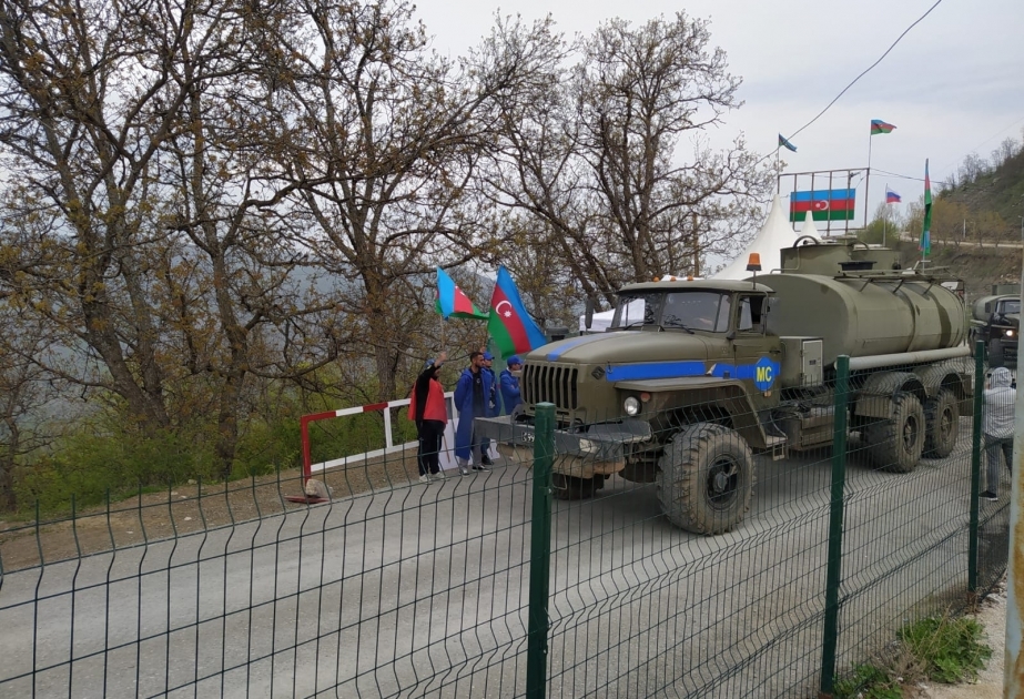 Le passage des véhicules du contingent russe de maintien de la paix par la zone de manifestation est assuré