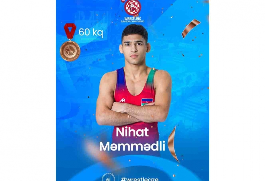 Luchador azerbaiyano vence a un rival armenio y gana el bronce europeo