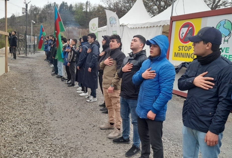 Route Latchine-Khankendi : la manifestation pacifique des éco-activistes entre dans son 135e jour