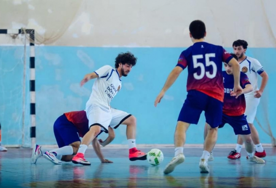 Tələbələr arasında futzal üzrə turnirin yarımfinal mərhələsinə yekun vurulub